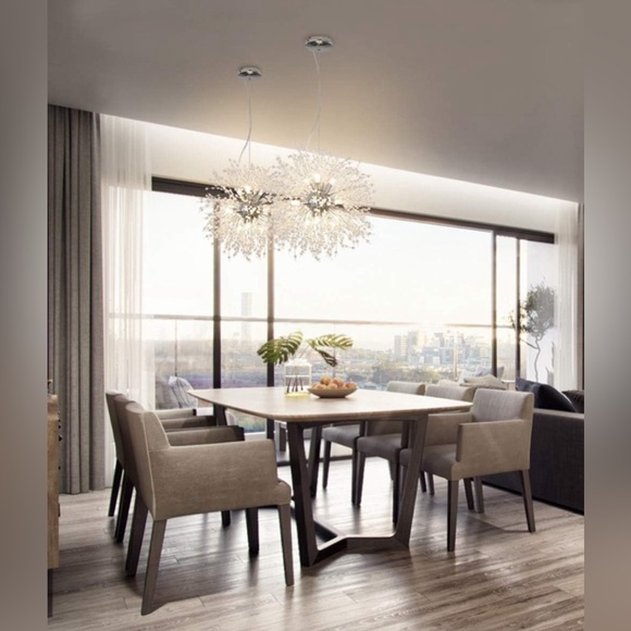 NEW Starburst Chandelier Light Fixture 💫 - Picture 9 of 10